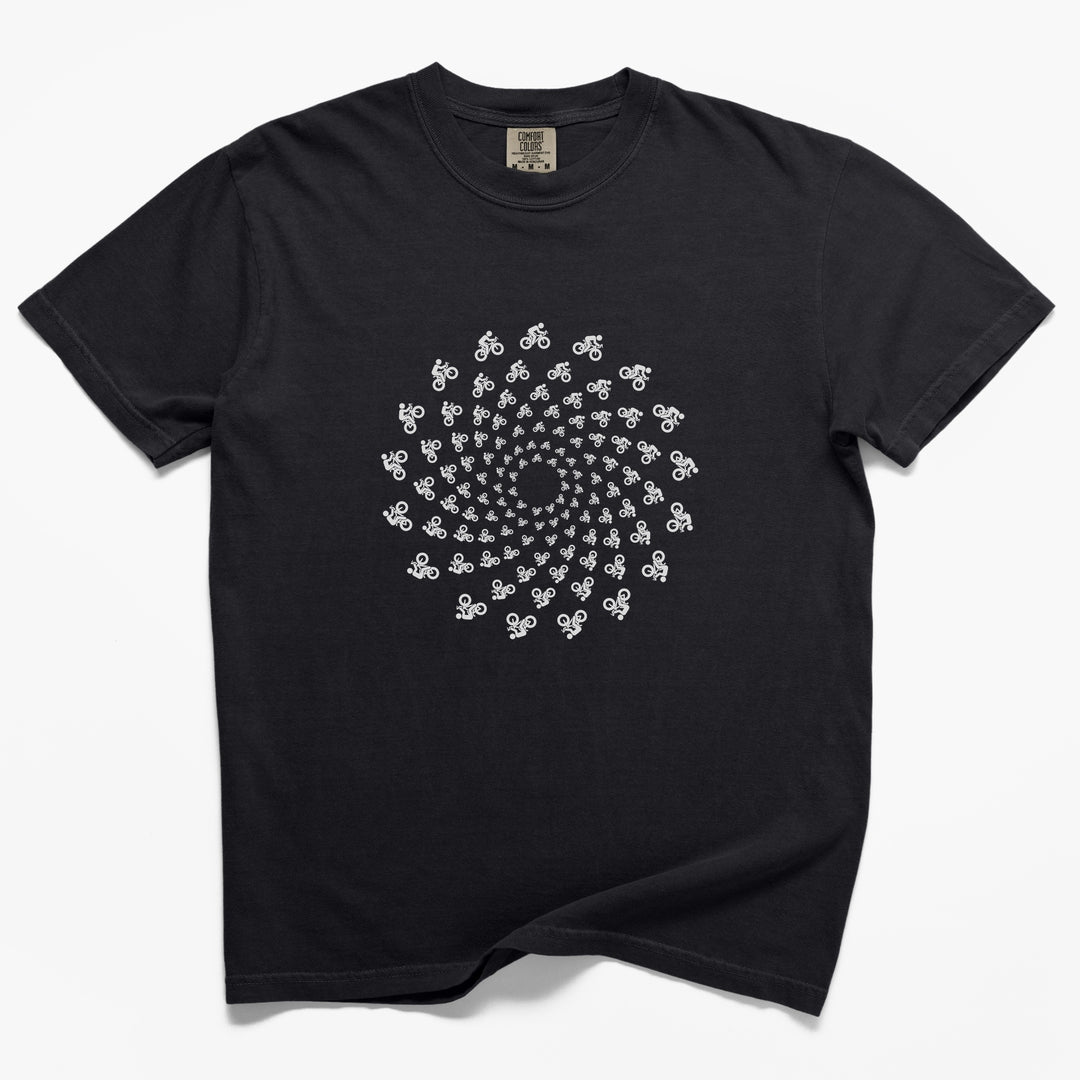 Round circle cyclists