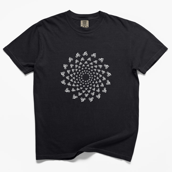 Round circle cyclists