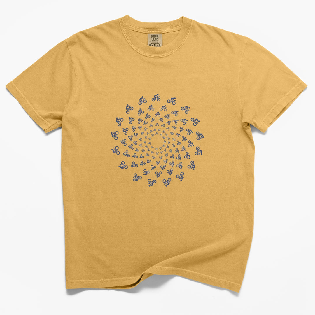 Round circle cyclists