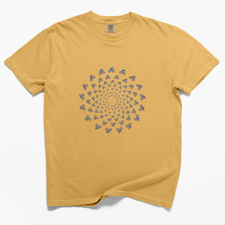 Round circle cyclists