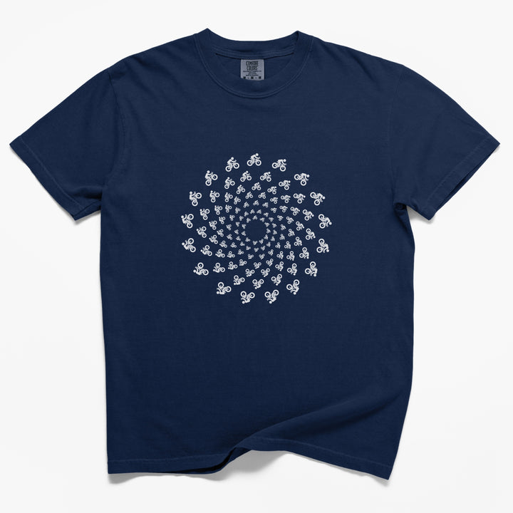 Round circle cyclists