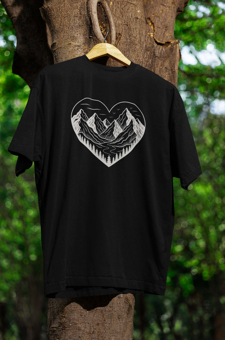Mountain in Heart T-Shirt