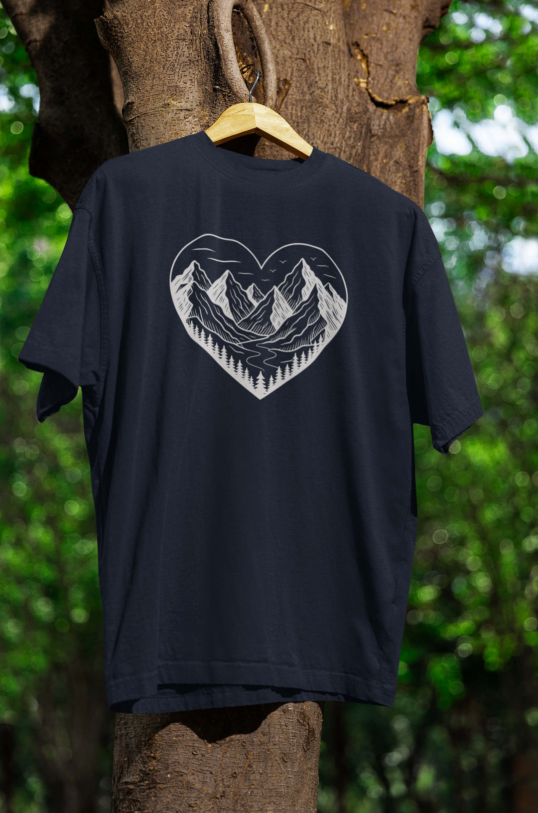 Mountain in Heart T-Shirt