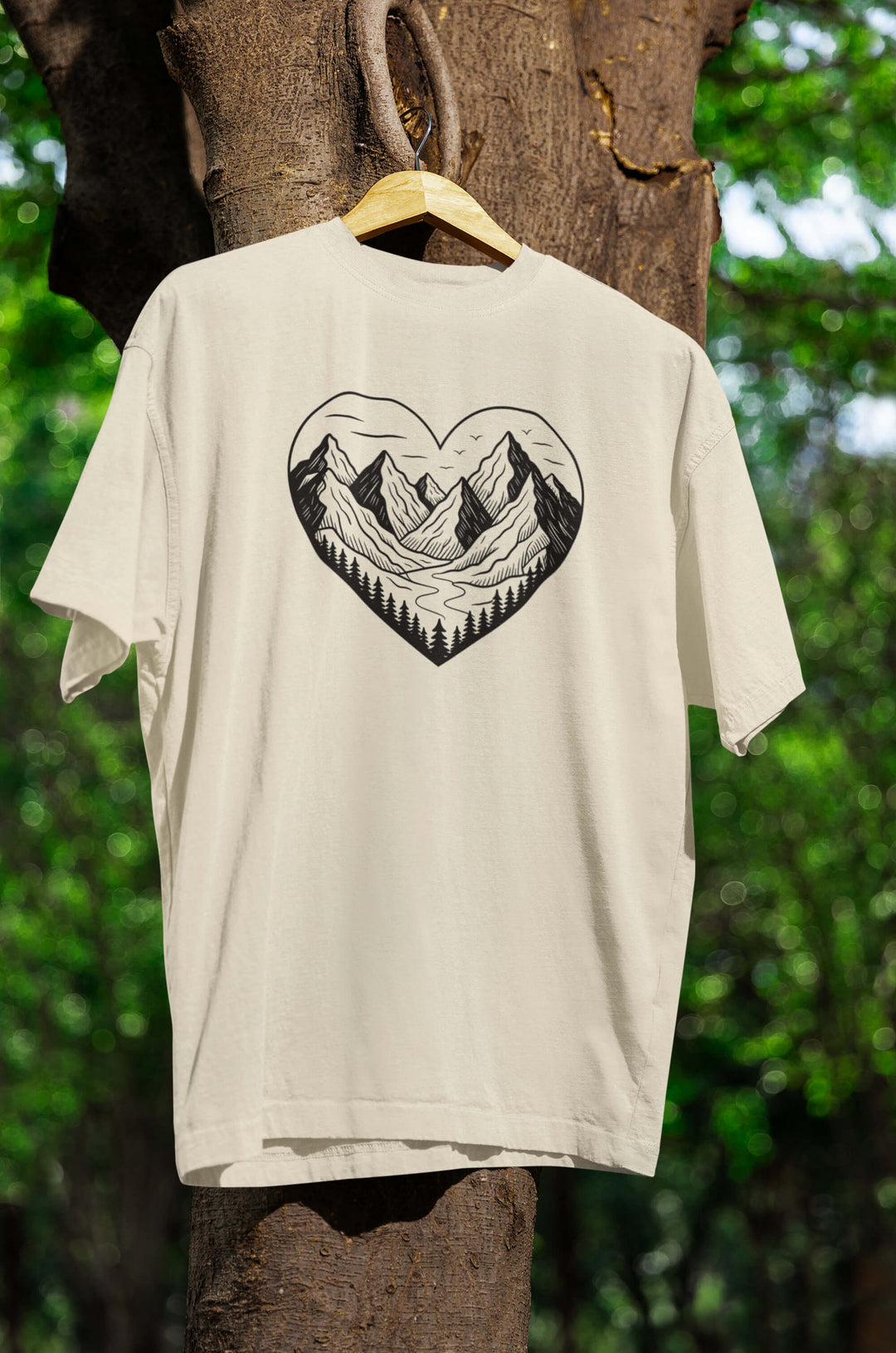 Mountain in Heart T-Shirt