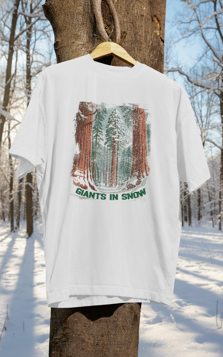 Giants in Snow, Sequoia T-Shirt